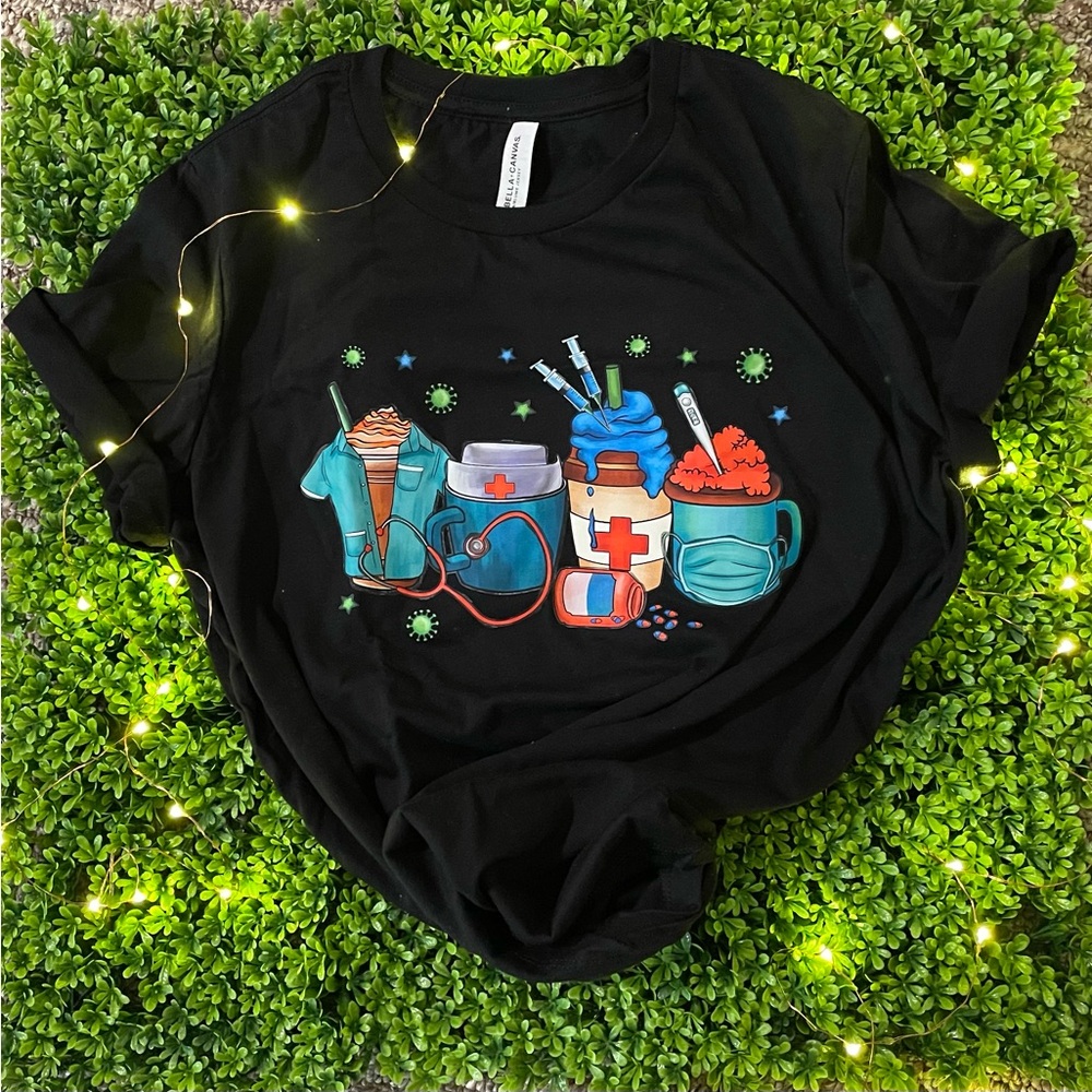 Nurse Black T-Shirt